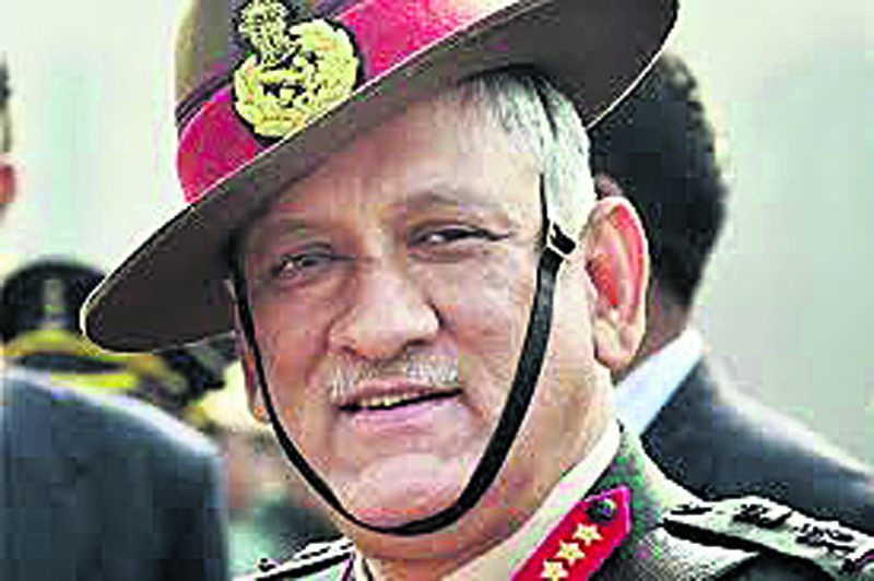 Indian Army Chief arrives